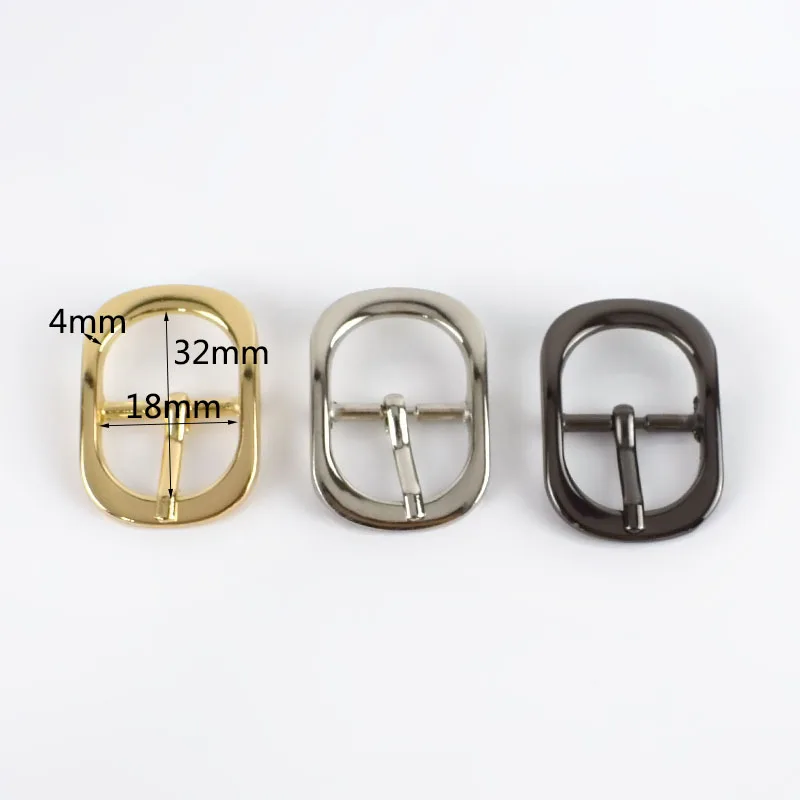 18mm Meetee, 5 шт. в партии, 12/18/25/32 мм металлический штырь пряжки с роликом сумки обувь ремень с пряжкой LeatherCraft Регулировка застежки аппаратный аксессуар - Цвет: 18mm