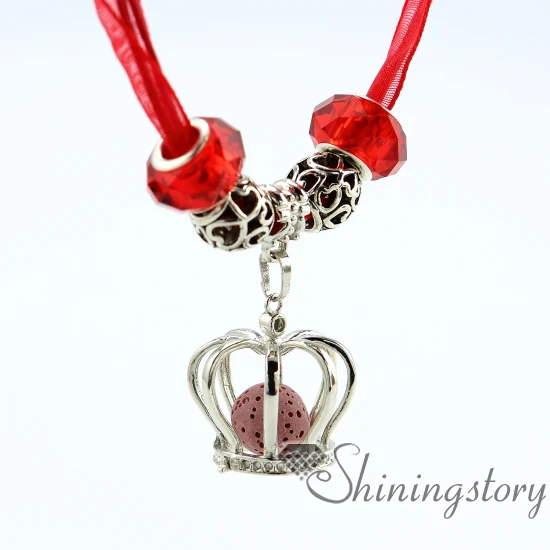 

crown openwork essential oil jewelry wholesale diffuser necklace make your own oil diffuser diffuser lockets lava volcanic stone