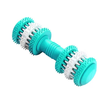 

Transer Hamster Ball Dumbbell Molar Stick Dog Effective Cleaning Teeth A Stick That Can Hold Food Juguetes 18 Dec31