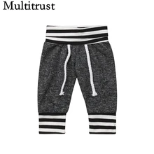 Multitrust бренд детские шаровары для мальчиков и девочек серые штаны Нижние штаны Leggjings детская одежда для ясельного возраста повседневная одежда