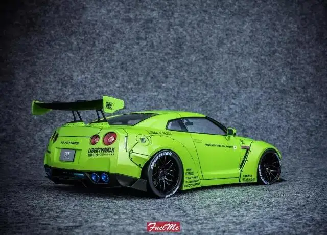 

For 08-14 Skyline R35 GTR GTR35 Liberty Walk Style Rear Wing glass Fiber