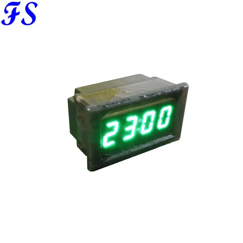 Waterproof Red LED Electronic Digital Time Clock Display Car Vehicles 4.5-30V