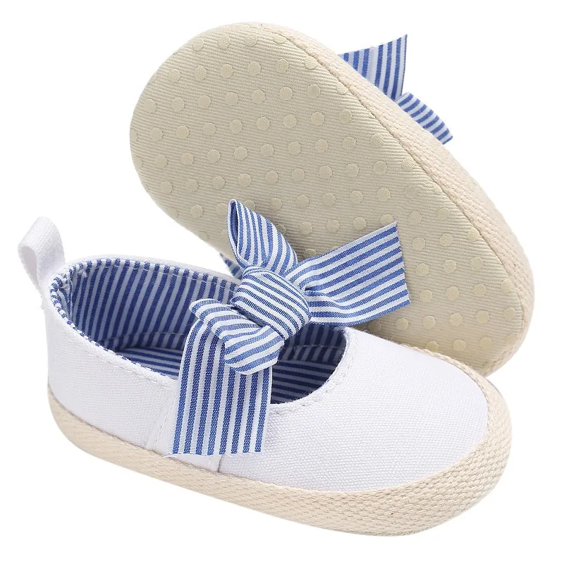 Маленькая обувь принцессы с бантом для маленьких девочек; обувь для новорожденных; обувь для малышей; обувь для детей 0-18 месяцев