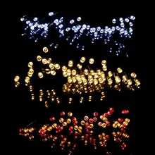 200 светодиодный 8 Режим Солнечный свет строки Фея Строка свет лампы сад двор фестиваль Новогоднее украшение pisca