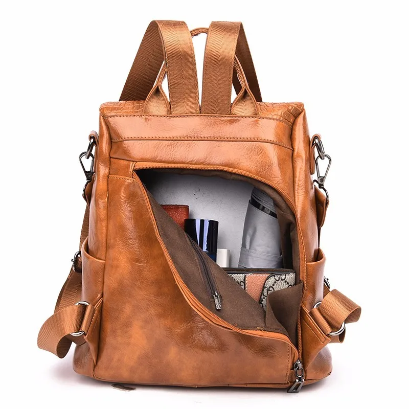 Женские рюкзаки из кожи аллигатора для девочек Sac A Dos женские рюкзаки высокого качества дорожные рюкзаки школьные рюкзаки для девочек