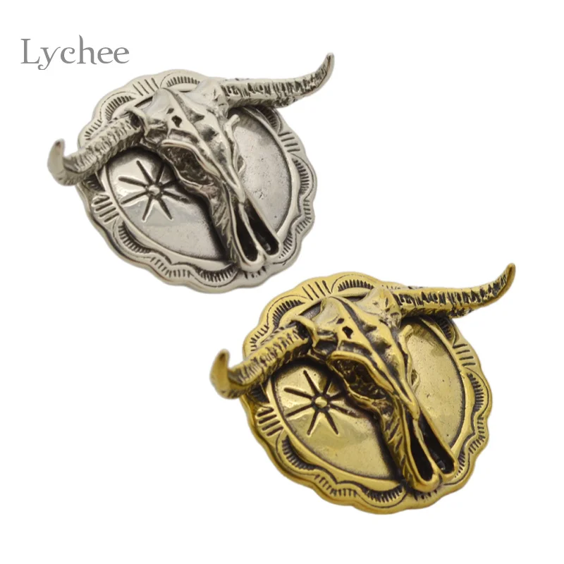 Lychee Life корова дизайн заклепки ковбой панк стиль Одежда швейная одежда