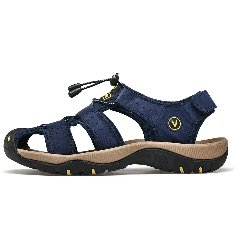 

2019 Men's Summer Outdoor Hiking Trekking Sandals Shoes Sneakers For Men Beach Water Aqua Barefoot Shoes Sandals Man 39-48