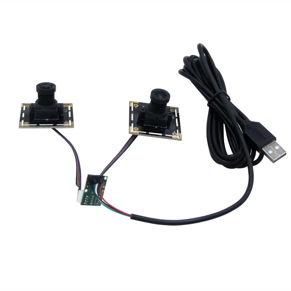 

Low illumination Aptina AR0130 Non-Fixed Stereo Webcam 1.3Megapixel HD 960P Dual Lens USB Camera Module with Two Cameras Boards