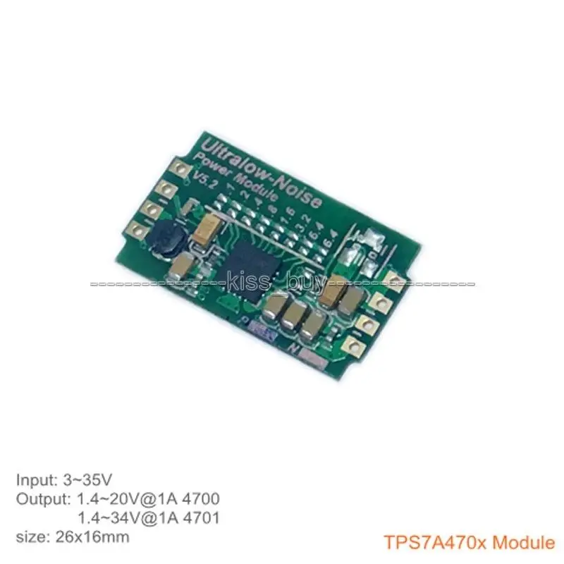 

TPS7A4700 Low Noise RF Power Supply Module 3V 3.3V 5V 12V 15V 1A Adjustable