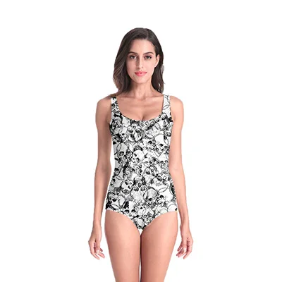 skull swimsuit