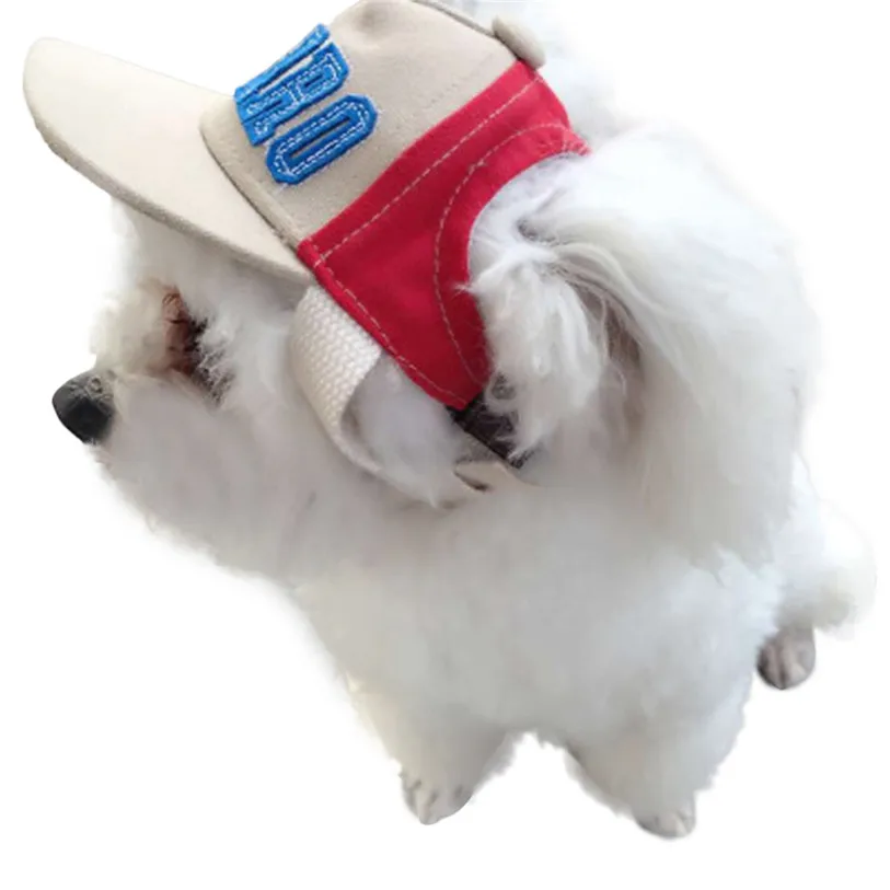 Fashion Letter Canvas Pets Cap Hat Dog Cat Headband Summer Outdoor Headdress Costumes Hair Band Hat Festival Cat Dog Band 40JA11 (2)