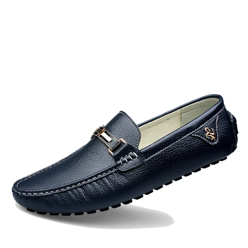 

Men Shoes 2016 NEW Men Loafers Spring Cool Autumn Men's Flats Shoes Genuine Leather Low Man Casual zapato Masculino