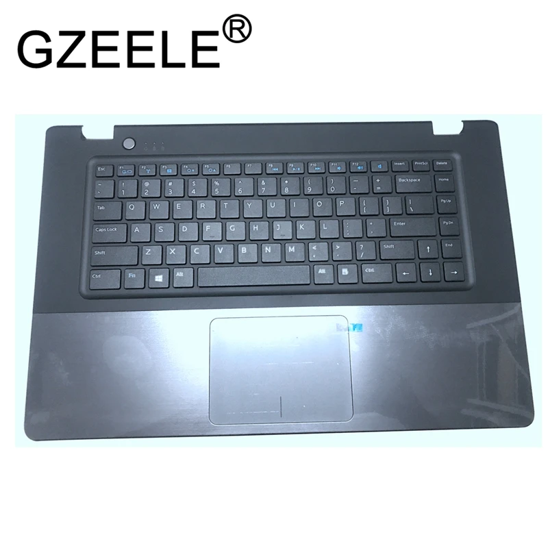 GZEELE New Palmrest topcase for DELL for VOSTRO 5560 V5560 P/N: RGYVG US Keyboard Upper cover with Touchpad no fingerprint black GZEELE New Palmrest topcase for DELL for VOSTRO 5560 V5560 P/N: RGYVG US Keyboard Upper cover with Touchpad no fingerprint black