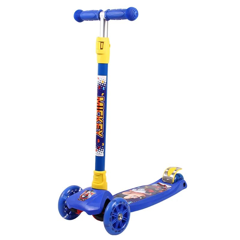 

Disney Mickey Children Kick Scooter Lightweight 3 Wheel Kids Outdoor Foot Scooter Roll Toy for 3-10years old kid