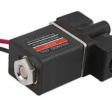 NPT 1/8 ''порты инженерный пластик 2 способ Электрический электромагнитный клапан 2P025-06 прямого действия 24 В свинцовый провод 10 шт./партия