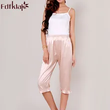 Женские штаны для отдыха,, весна-лето, искусственный шелк, большие размеры, пижамные брюки, пижамные штаны, женские белые пижамные штаны, Q338