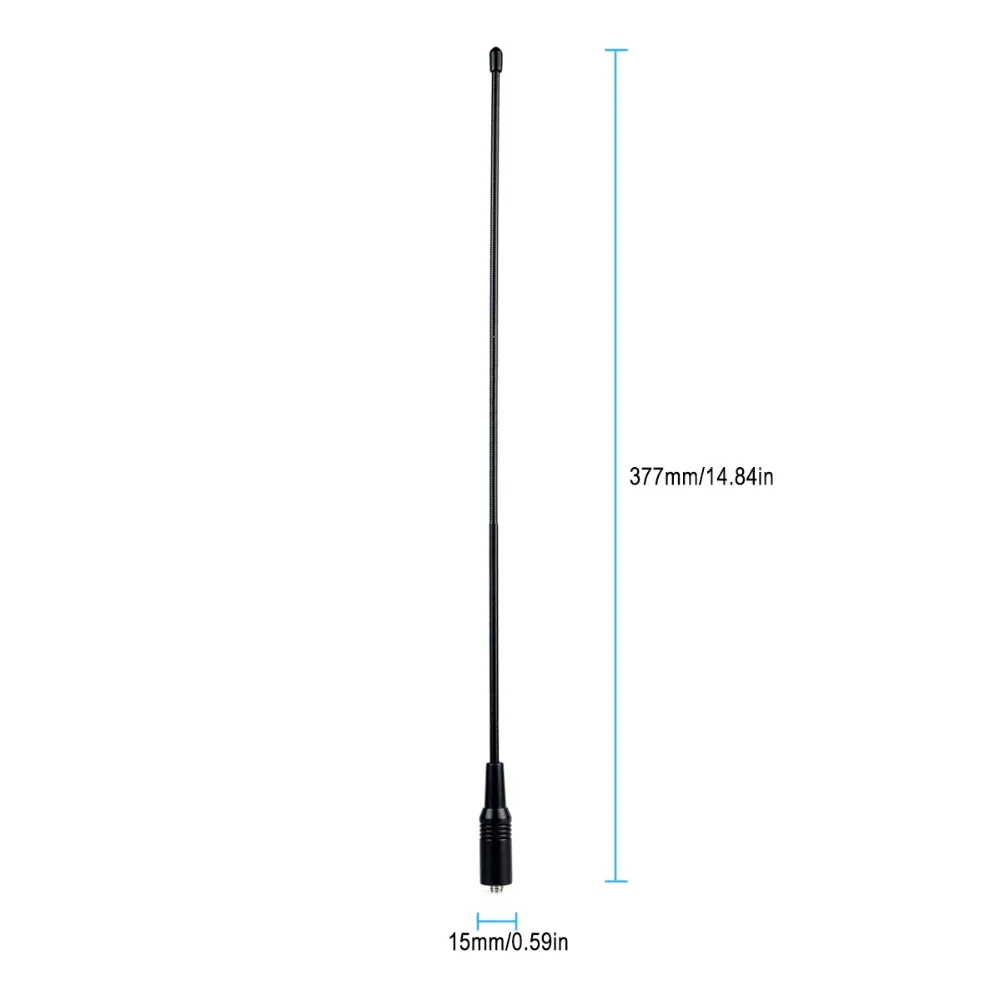 Двухдиапазонная Антенна Retevis VHF/UHF для рации BAOFENG C9024A с возможностью поворота на