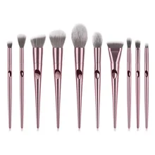 

Makeup Brush Set 10pcs Brushes Tool Kit for Make Up Use Professional Make up Brushes Natural Hair Cosmetic Brush