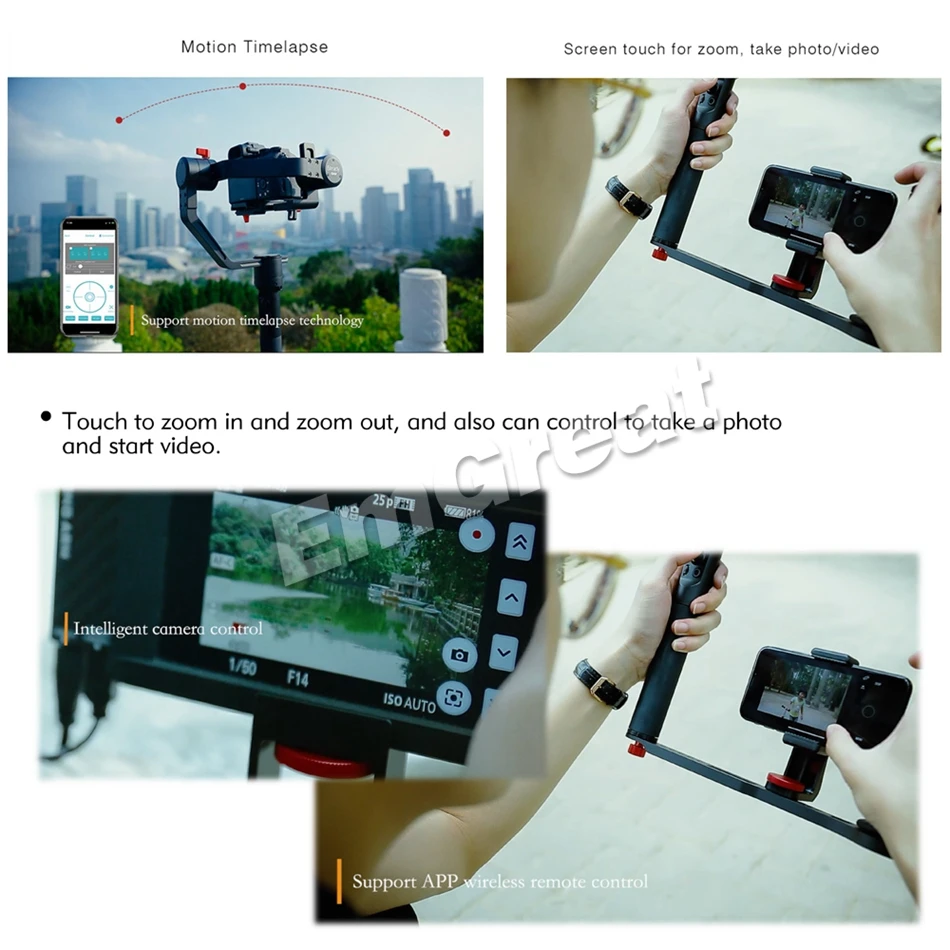 Hohem iSteady Шестерни 3 осевой ручной шарнирный стабилизатор для камеры GoPro цифровой