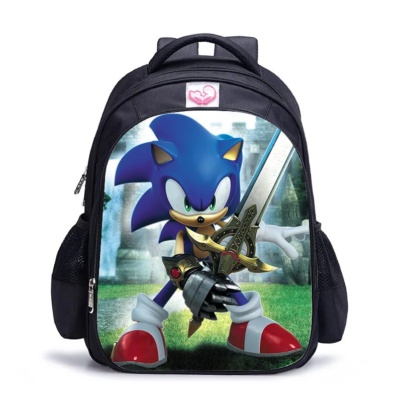 big15 LUOBIWANG Sonic The Hedgehog школьный рюкзак для подростков мальчиков и девочек прекрасный Ежик школьный Mochilas Infantil - Цвет: big15