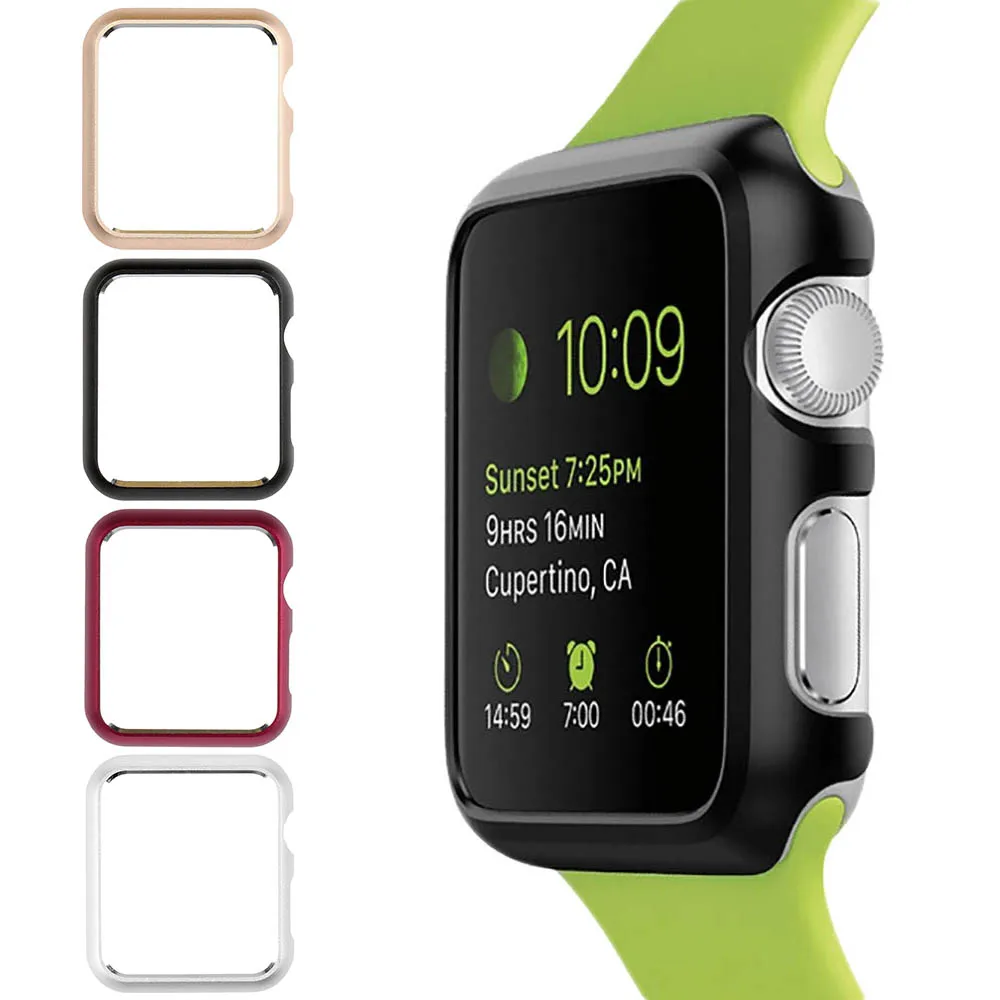 Водонепроницаемый легкий ультратонкий металлический чехол для Apple Watch 42 мм|cover