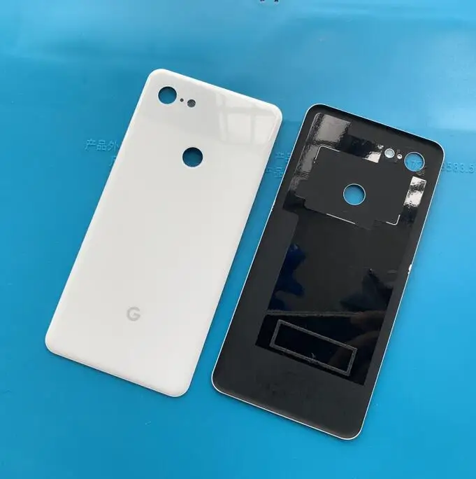 Для Google Pixel 3 XL оригинальное черное заднее стекло Замена для Google 3 XL задняя крышка батареи Замена корпуса+ лента - Цвет: White Pixel 3 XL Ori