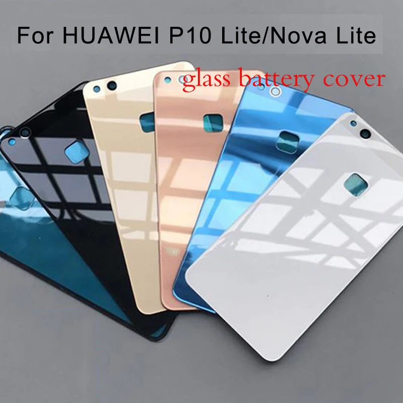 Стеклянная крышка для huawei P10 Lite/Nova Lite задняя батарейного отсека Huawei p10lite запасные