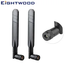 Eightwood 2-Pack 4G LTE 5dBi SMA Мужская Антенна совместима с Spypoint Bigfoot Spartan iwt ScoutGuard SG580 сотовая камера слежения