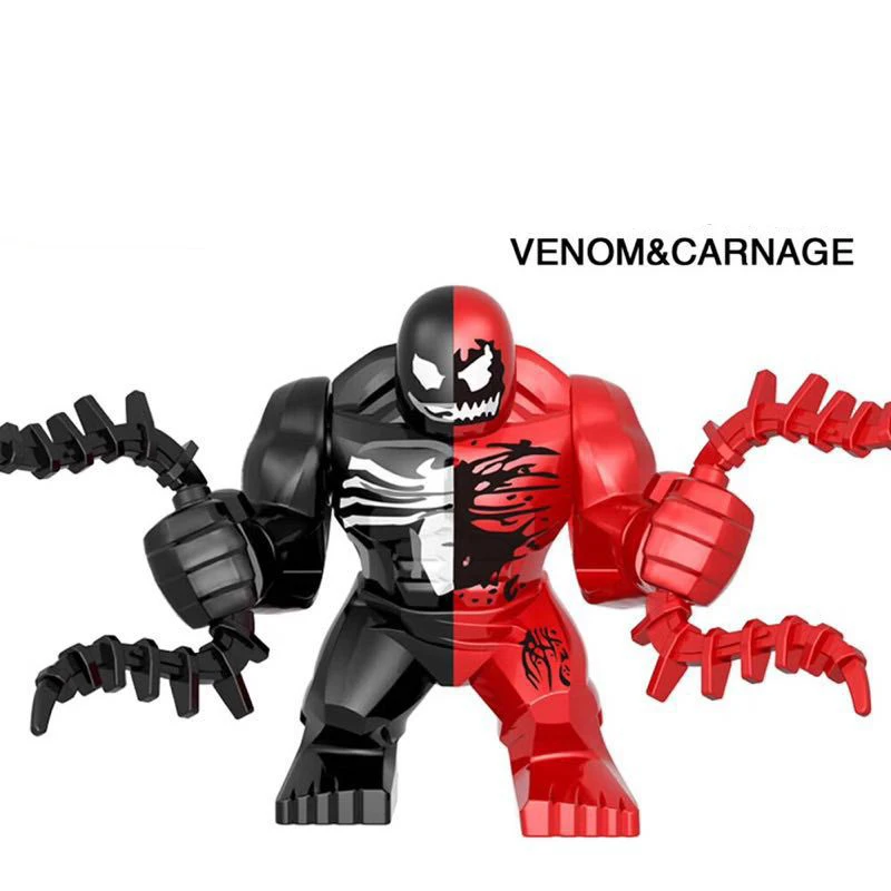2019 New Compatible Legoing Marvel Anti Superheroes Venom Carnage Minifigs Figurines Construction Building Blocks Toys for Boys 2019 New Compatible Legoing Marvel Anti Superheroes Venom Carnage Minifigs Figurines Construction Building Blocks Toys for Boys