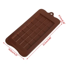24-полости силиконовая квадратная Шоколадный Бар Плесень Торт льда сахарное мыло для выпечки