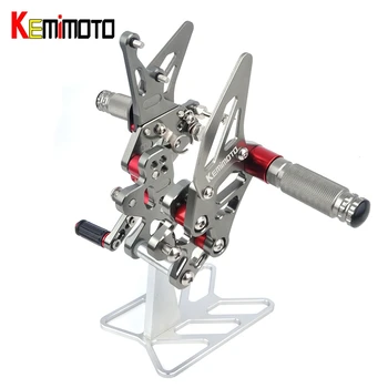 

KEMiMOTO GSXR600 GSXR750 CNC Adjustable Rearset Foot Rest For SUZUKI GSX-R600 GSX-R750 GSXR 600 750 2011 2012 2013 2014 2015