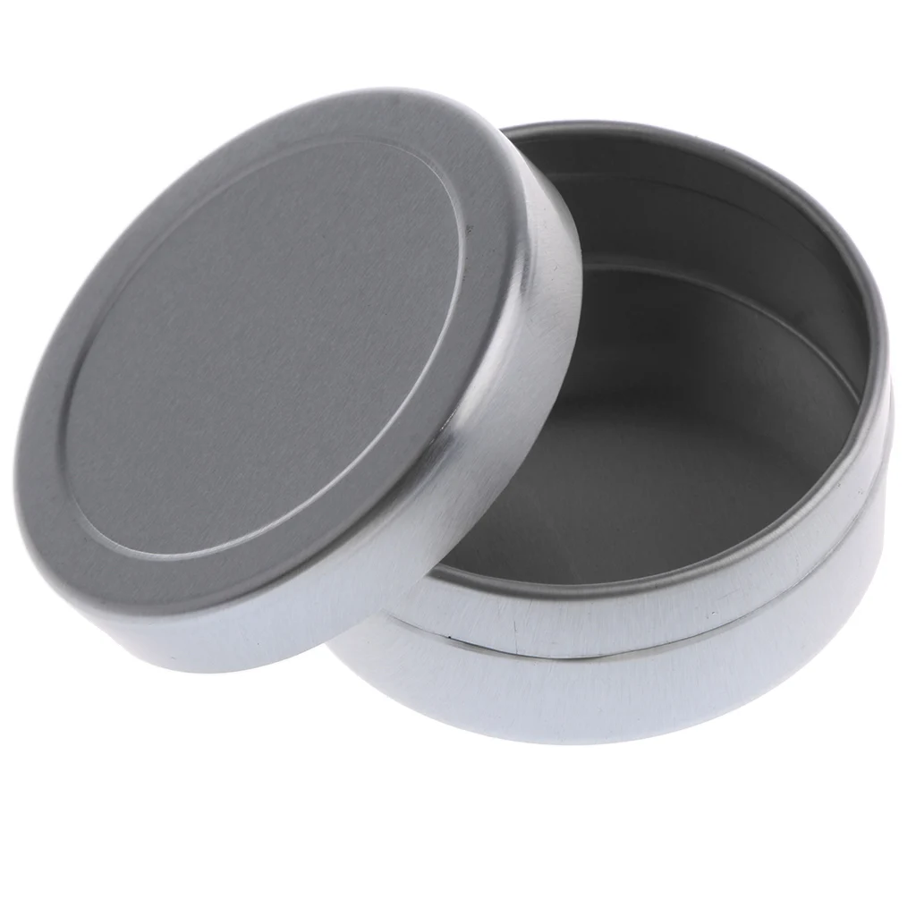 20 Packs 10/20ML Aluminum Tin Cans Empty Containers Screw Top Round Metal Cans with Screw Lids  for DIY Craft Cosmetics Candle