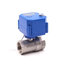 CWX-25S dn15 из нержавеющей стали npt с подкладкой Электрический шаровой кран 220 v