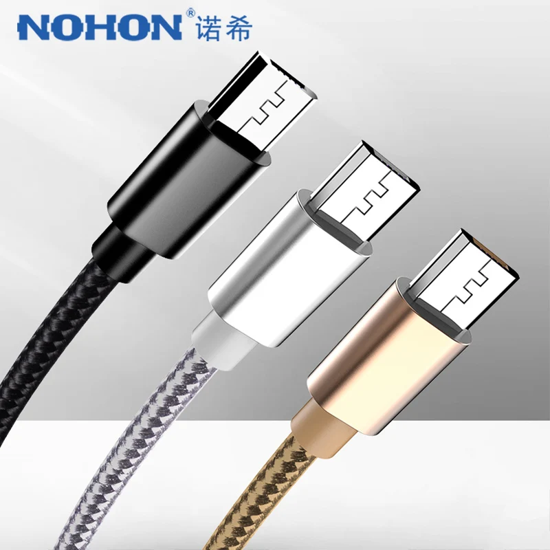 NOHON Micro USB кабель для быстрой зарядки для samsung S7 S6 Note 4 5 Edge для huawei Xiaomi Redmi 4X 4A Oppo Android Phone кабели для передачи данных