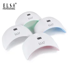 RU склад Сушилка для ногтей лампа УФ/светодиодный ELSA 36 Вт Гель-лак отверждения лампа для ЖК-дисплея для сушки ногтей USB разъем инструменты для дизайна ногтей