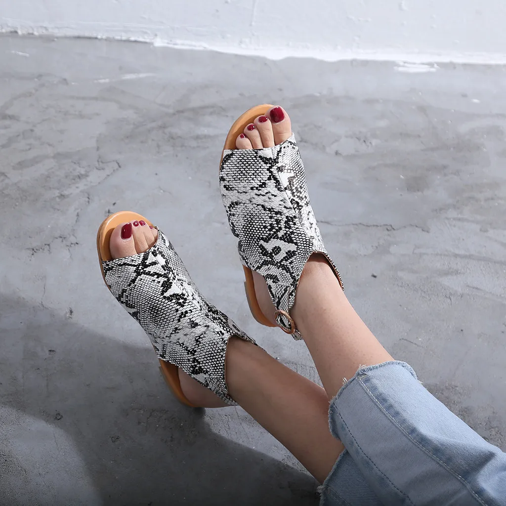 SAGACE; Простые Летние женские модные однотонные Босоножки с открытым носком в римском стиле; повседневные туфли с открытым носком; мелкий ремень с пряжкой