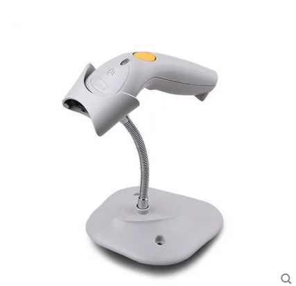 Oringinal Zebra/SYMBOL LS1203 General Purpose Barcode Scanner, Wired- Linear USB(PC) Kit, 7' Straight Cable, with Stand, White