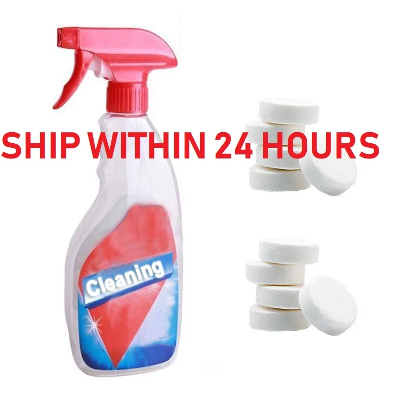 

Multifunctional Effervescent Spray Cleaner Set with Spray Bottle Home Cleaning Effervescent Spray Cleaner Dropshipping