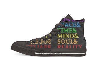 

Infinity Stones Rainbow Chakra Color Novelty Design Casual Canvas Shoes Custom shoes Drop Shipping