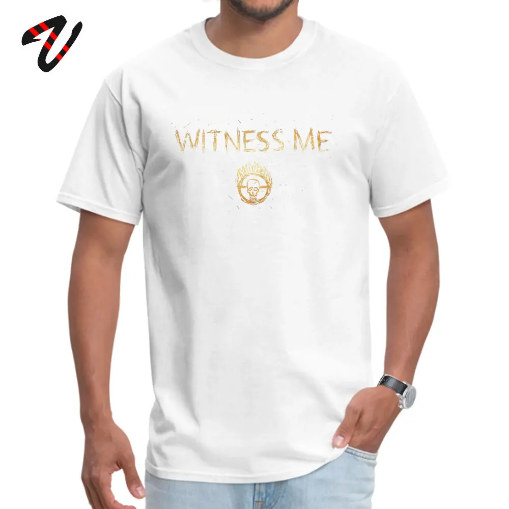Newest Male T Shirts O-Neck Short Sleeve Cotton Fabric Witness Me T Shirt Printed Tshirts Wholesale Witness Me13876 white