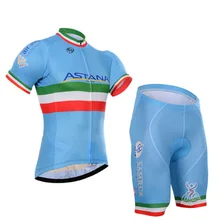 2016 New Arrivals ASTANA Men’s Breathable Cycling Short sleeve jersey bib shorts Hot pro team Outdoor Sport MTB Bicycle Clothing