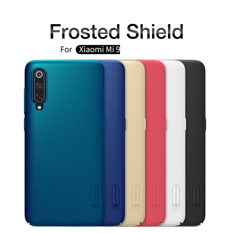 

For XiaoMi Mi 9 Case Mi9 Cover Nillkin Frosted Shield Protective PC Hard Back Case Cover for XiaoMi Mi 9 SE With Phone Stand