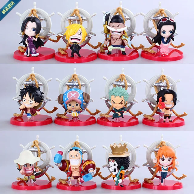 Special Price 12pcs/lot Anime One Piece Action Figure Toys one piece The New World Luffy PVC Q version Figures Model Collection toys gifts Special Price 12pcs/lot Anime One Piece Action Figure Toys one piece The New World Luffy PVC Q version Figures Model Collection toys gifts