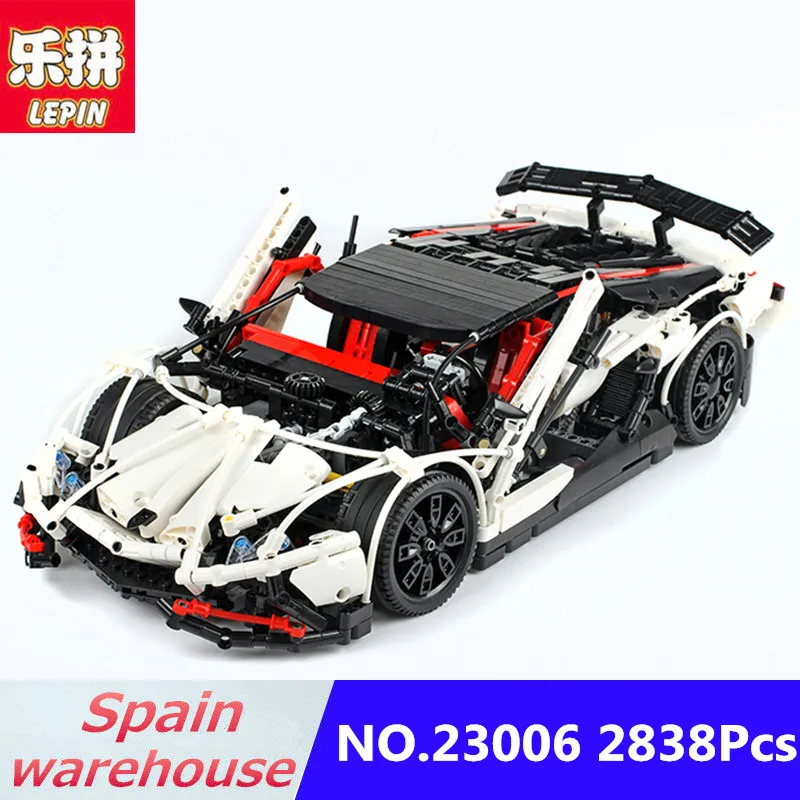 

23006 The Hatchback Type MOC Super Racing Car Building Blocks 2838pcs Legoing Technic Toys For Children Gift Ship From Spain