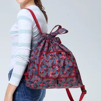 

Women‘s Large Capacity Flower Ethnic Style Waterproof Nylon Shoulders Backpacks Female Ladies School Backpack Dropshipping