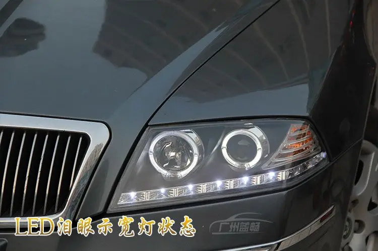 Fett светильник s для VW Skoda Octavia ангельские глазки светодиодный головной Передний