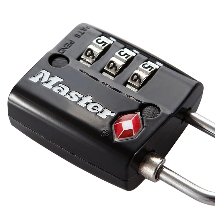Master Lock TSA Luggage Strap Locks Digit Metal Alloy Password Customs Luggage Padlocks Combination Suitcase Padlock Travel (2)