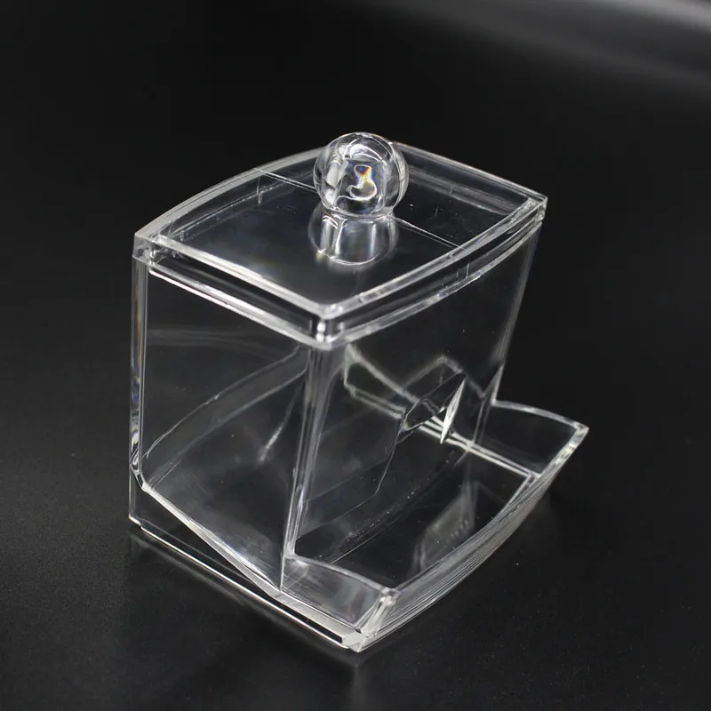 Cotton Swab Holder Storage Makeup Organizer Cosmetics Plastic Swab Container (8)