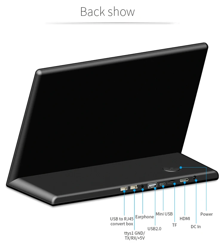 back show of 7 inch wifi frame
