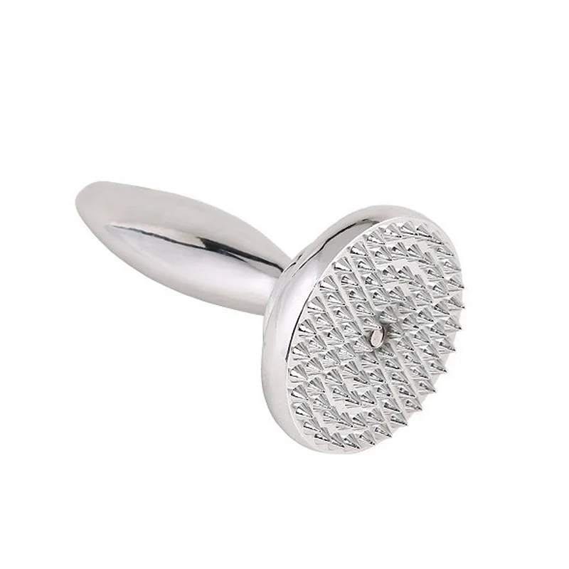 

1Pcs High-quality Double Sided Available Zinc Alloy Screw Design Knocking Meat Hammer Steak Burdock Tool Tender Needle Utensil